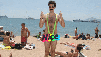 Gif named borat mankini nice