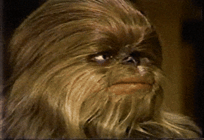Gif named Chewbacca shocked
