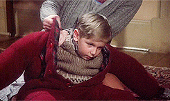 Gif named Christmas Story Snowsuit