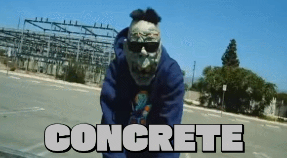 Gif named Concrete is a badass and he's not going to live very long