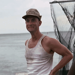 Gif named Forrest Gump wave