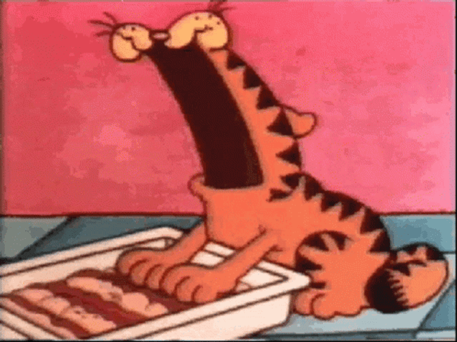 Gif named garfield endless lasagna