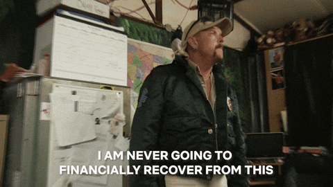 Gif named I am never going to financially recover from this
