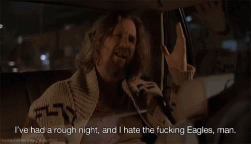 Gif named I fucking hate the fucking Eagles man