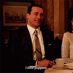 Gif named I love puppies