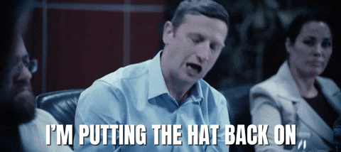 Gif named I'm putting the hat back on