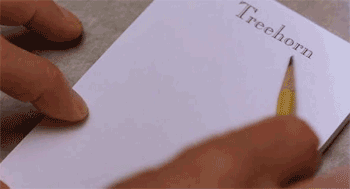 Gif named Jackie Treehorn notepad