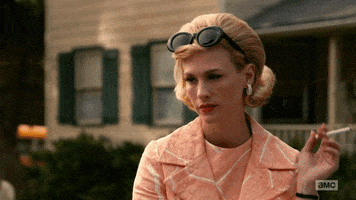 Gif named January Jones deal with it