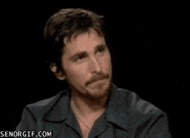 Gif named Kermit and Christian Bale nodding