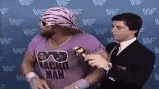 Gif named macho man bang bang