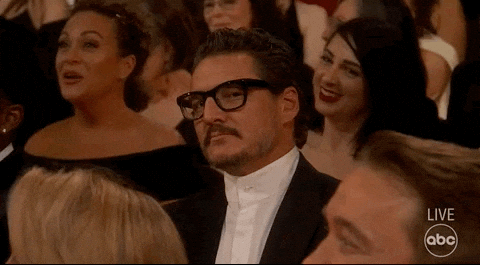 Gif named Pedro Pascal is watching you
