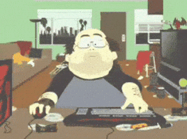 Gif named South Park World of Warcraft nerd