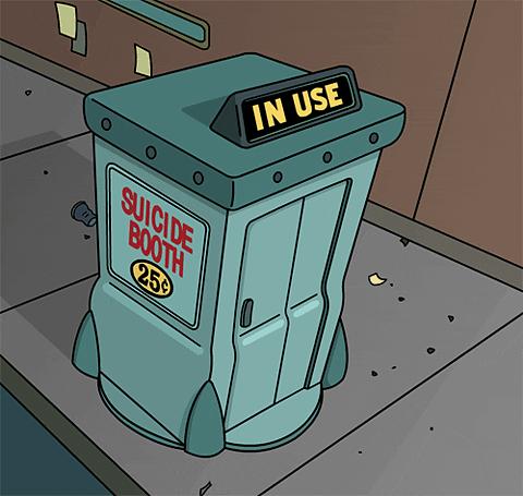 Gif named suicide booth in use