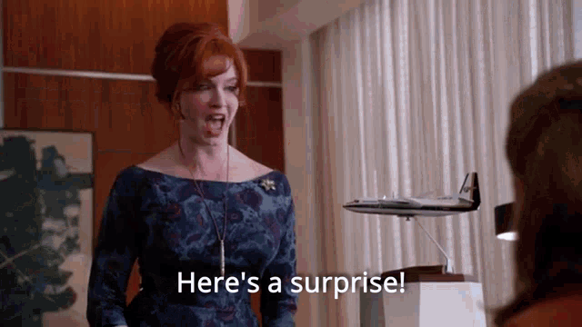 Gif named there's an airplane here to see you